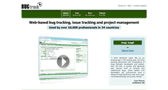 Desktop Screenshot of bugtrack.net